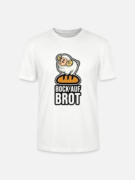 Bock auf Brot - Stanley/Stella Unisex Bio-T-Shirt CRAFTER - Weiß