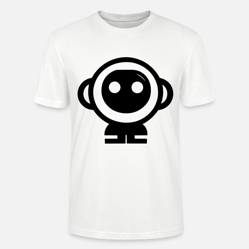 Kleiner Roboter - Stanley/Stella Unisex Bio-T-Shirt CRAFTER - Weiß