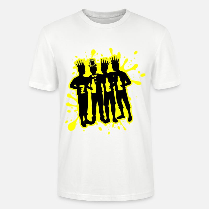 Bachelor Bräutigam Team Junggesellen - Stanley/Stella Unisex Bio-T-Shirt CRAFTER - Weiß