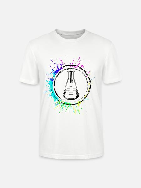 Reagenzglas chemie - Stanley/Stella Unisex Bio-T-Shirt CRAFTER - Weiß