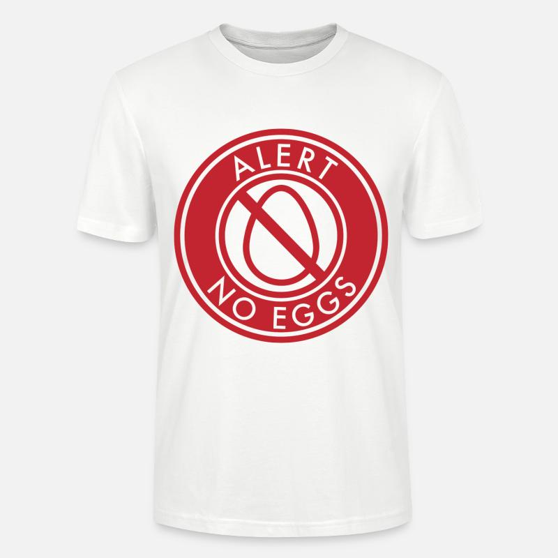 Ei-Alarm Geschenk Ei Eier - Stanley/Stella Unisex Bio-T-Shirt CRAFTER - Weiß
