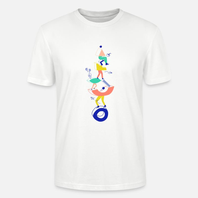 La tour collaborative - T-shirt bio CRAFTER Stanley Stella Unisexe - blanc