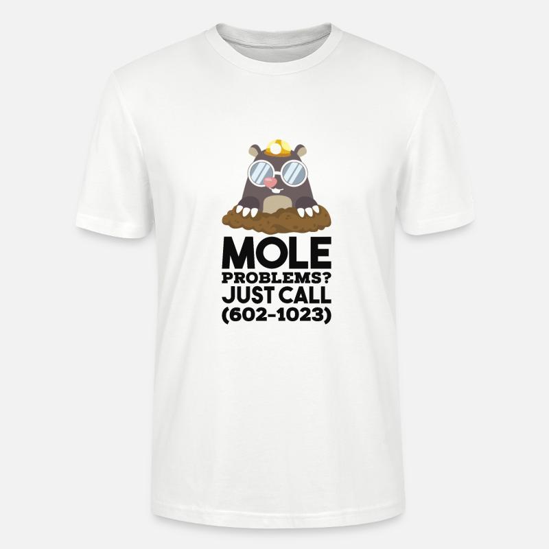 Chemistry Mole Problems - Stanley/Stella CRAFTER Unisex Organic T-Shirt - white