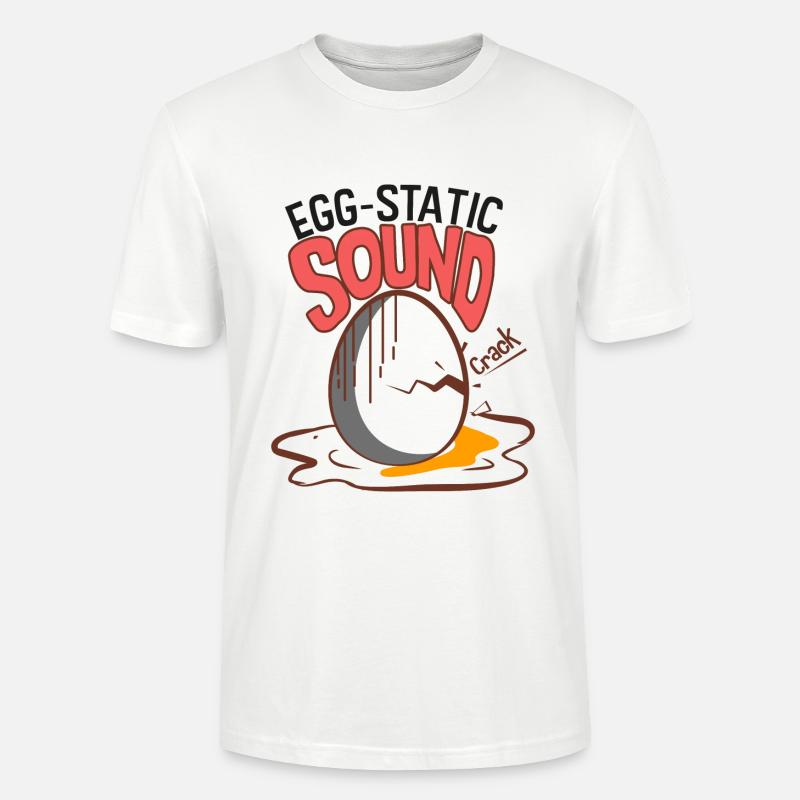 Son Eggstatic - T-shirt bio CRAFTER Stanley Stella Unisexe - blanc