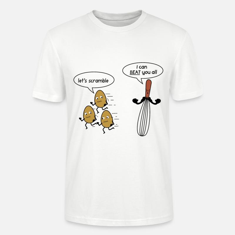 Ei Witz - Stanley/Stella Unisex Bio-T-Shirt CRAFTER - Weiß