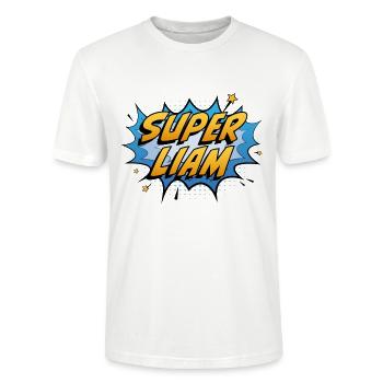 Super Liam - Stanley/Stella Unisex Bio-T-Shirt CRAFTER - Weiß - Vorne - Alina (178cm) & Michal (187cm)