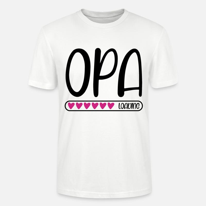 Opa loading - Stanley/Stella Unisex Bio-T-Shirt CRAFTER - Weiß