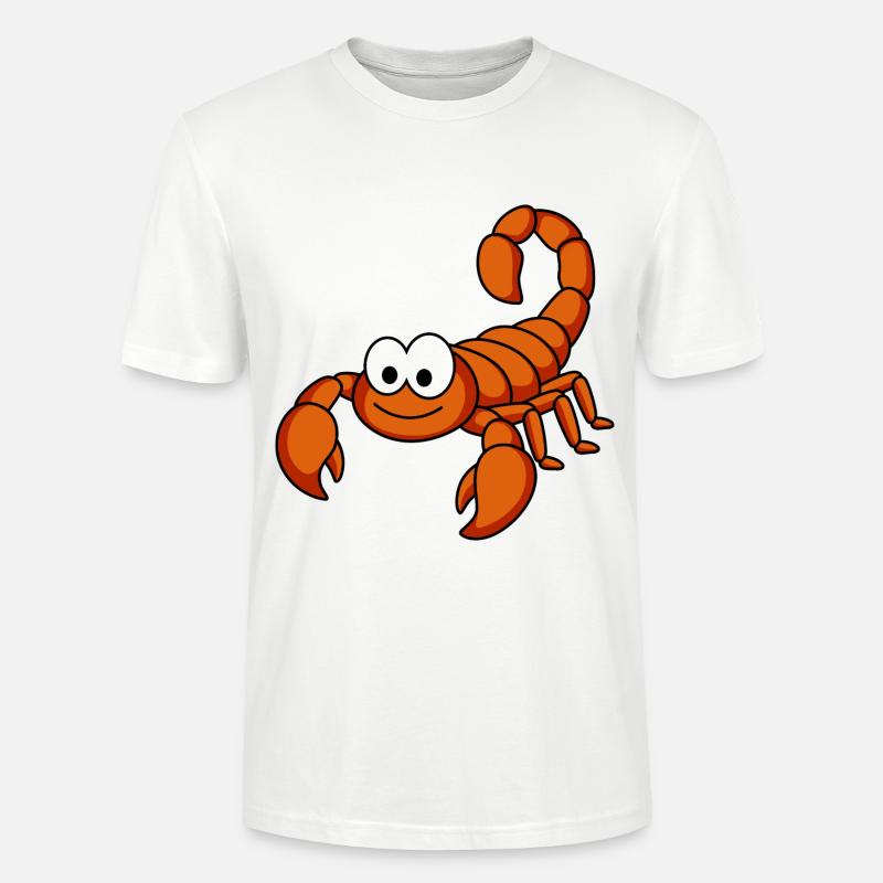 Skorpion Comic Tier - Stanley/Stella Unisex Bio-T-Shirt CRAFTER - Weiß