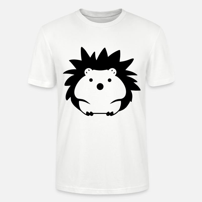 Igel - Stanley/Stella Unisex Bio-T-Shirt CRAFTER - Weiß