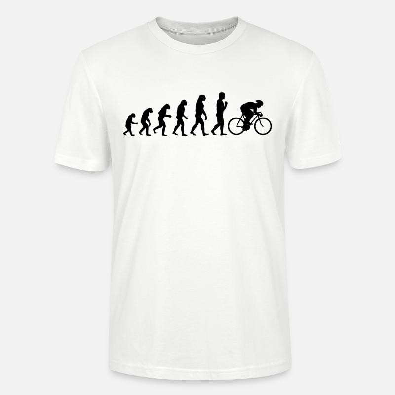 Vélo Vélo de Route Vélo Evolution Vélo Triathlon - T-shirt bio CRAFTER Stanley Stella Unisexe - blanc