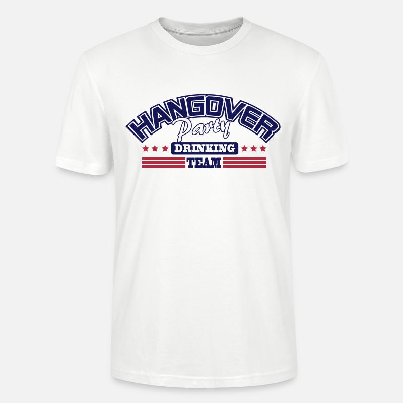 Hangover Party drinking team - Stanley/Stella Unisex Bio-T-Shirt CRAFTER - Weiß