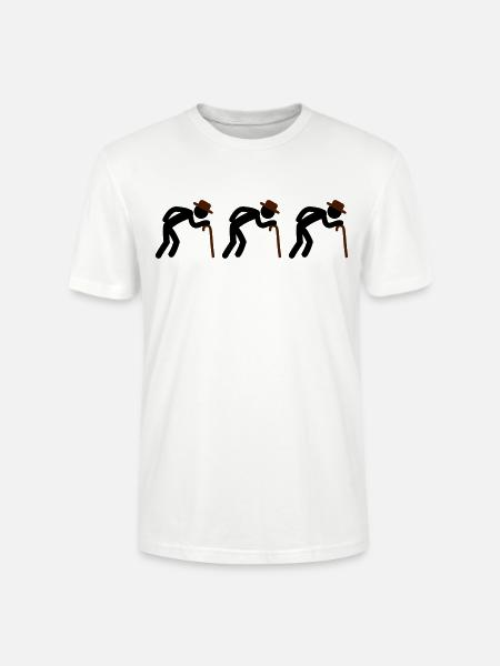 Old Man Team - Stanley/Stella CRAFTER Unisex Organic T-Shirt - white