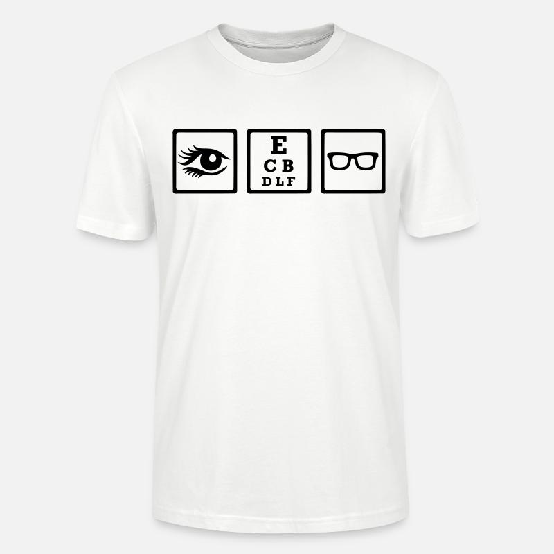 Optiker - Stanley/Stella Unisex Bio-T-Shirt CRAFTER - Weiß