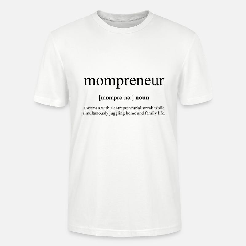 Mompreneur - Stanley/Stella Unisex Bio-T-Shirt CRAFTER - Weiß