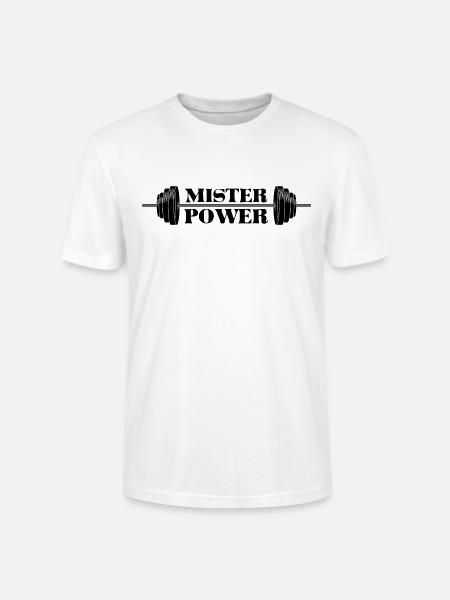 Weight Training Fitness - Stanley/Stella CRAFTER Unisex Organic T-Shirt - white