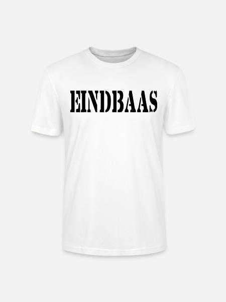 Eindbaas, ik ben de baas, hoogste baas, bazig * - Stanley/Stella Uniseks bio-T-shirt CRAFTER - wit