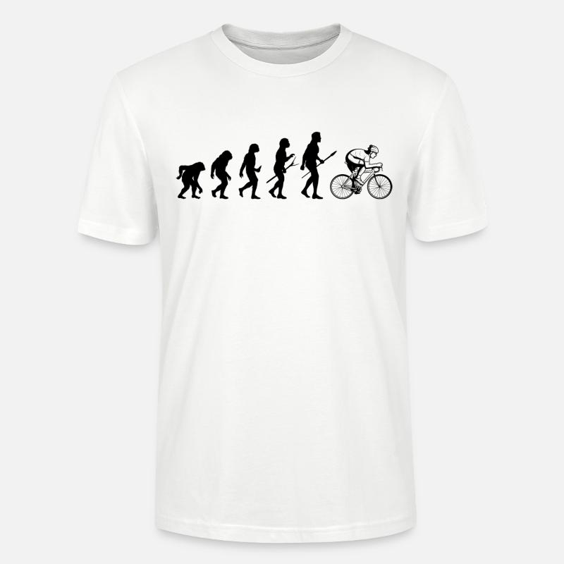 fahrrad evolution - Stanley/Stella Unisex Bio-T-Shirt CRAFTER - Weiß