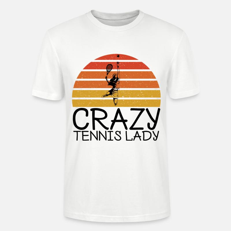 Tennis - Stanley/Stella Unisex Bio-T-Shirt CRAFTER - Weiß