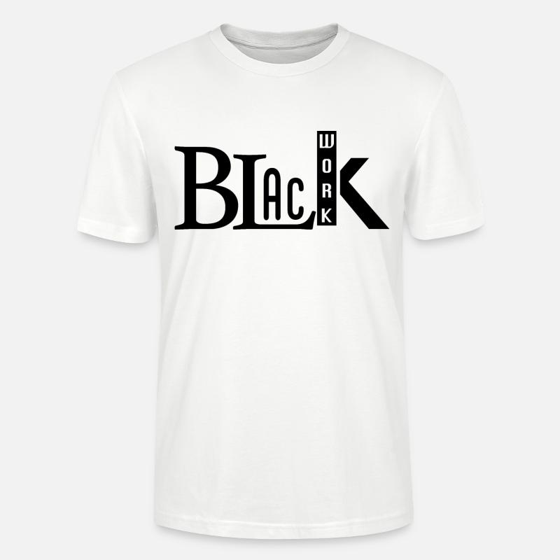 black work - Stanley/Stella Unisex Bio-T-Shirt CRAFTER - Weiß
