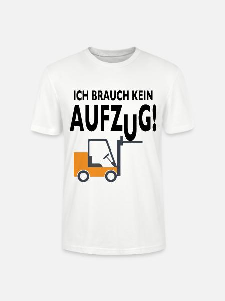 Staplerfahrer Lagerist Gabelstaplerfahrer Stapler - Stanley/Stella Unisex Bio-T-Shirt CRAFTER - Weiß