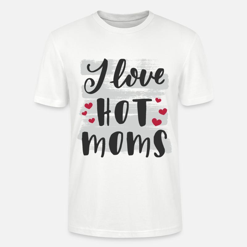 J’aime les mères chaudes - T-shirt bio CRAFTER Stanley Stella Unisexe - blanc