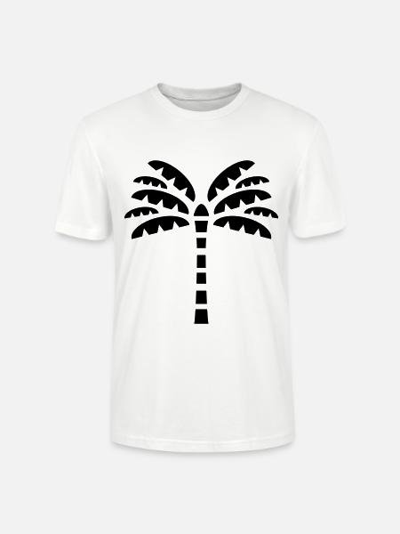 Palm symbol - Stanley/Stella CRAFTER Unisex Organic T-Shirt - white