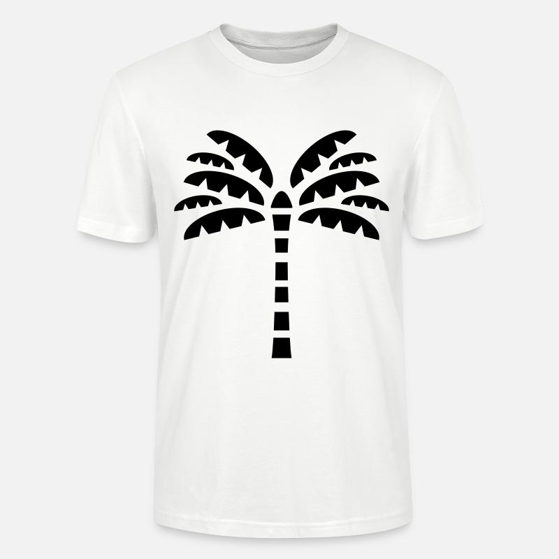 Palme Symbol - Stanley/Stella Unisex Bio-T-Shirt CRAFTER - Weiß