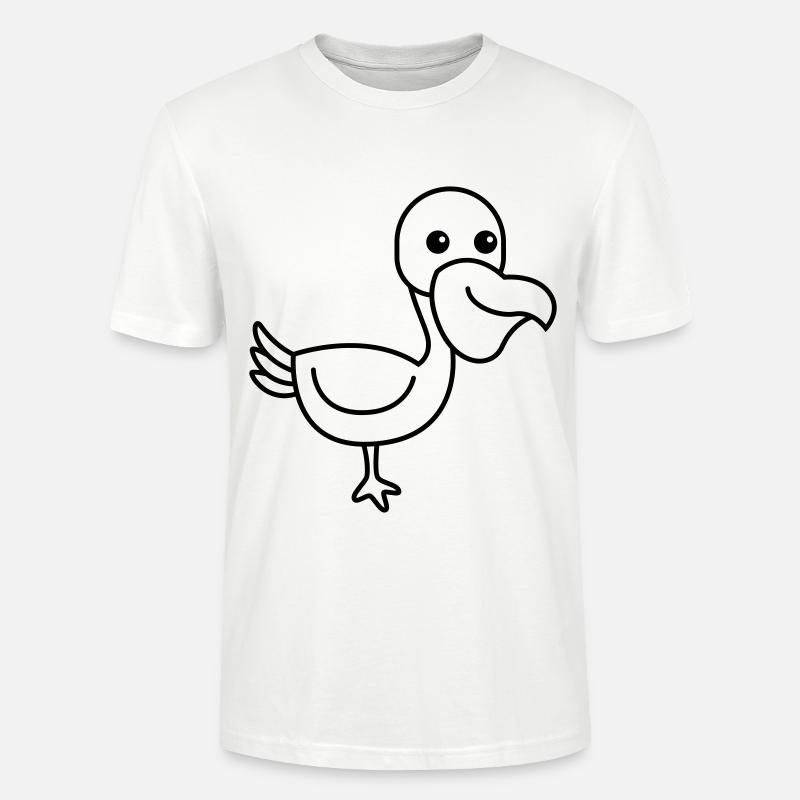 Pelikan Comic Tier - Stanley/Stella Unisex Bio-T-Shirt CRAFTER - Weiß