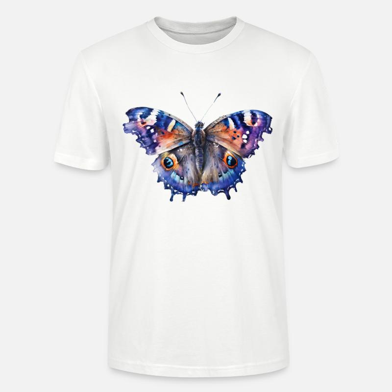 Beau papillon - T-shirt bio CRAFTER Stanley Stella Unisexe - blanc