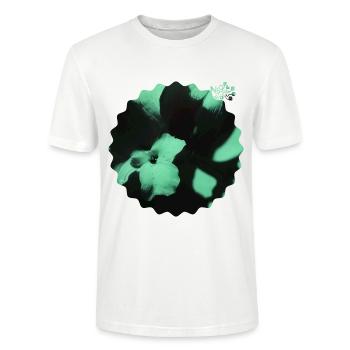 NDDF #17 Florephorescent - Stanley/Stella CRAFTER Unisex Organic T-Shirt - white - Front - Alina (178cm) & Michal (187cm)