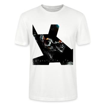 Monster #085 Diform - Stanley/Stella CRAFTER Unisex Organic T-Shirt - white - Front - Alina (178cm) & Michal (187cm)