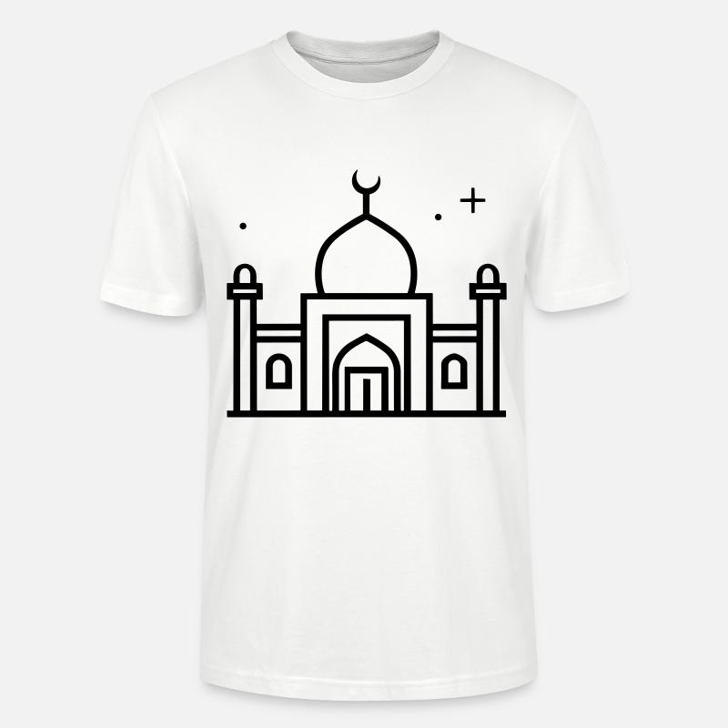 Moschee - Stanley/Stella Unisex Bio-T-Shirt CRAFTER - Weiß