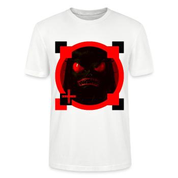 Monster #090 Carnival - Stanley/Stella CRAFTER Unisex Organic T-Shirt - white - Front - Alina (178cm) & Michal (187cm)