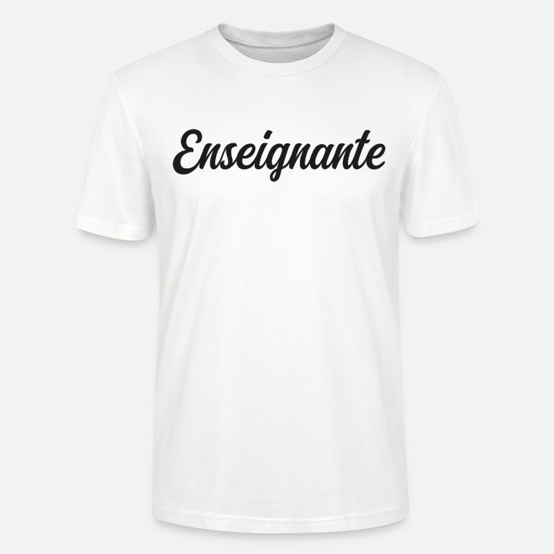 Bester Lehrer der Welt Schulbildung - Stanley/Stella Unisex Bio-T-Shirt CRAFTER - Weiß