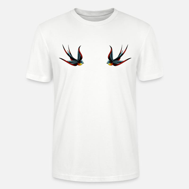 Schwalben - Stanley/Stella Unisex Bio-T-Shirt CRAFTER - Weiß