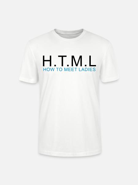 HTML - COMMENT REPONDRE DAMES - T-shirt bio CRAFTER Stanley Stella Unisexe - blanc