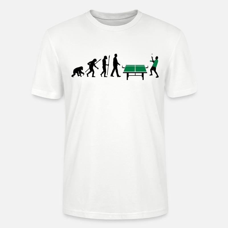 evolution_table_tennis_072012_a_2c - Stanley/Stella Unisex Bio-T-Shirt CRAFTER - Weiß