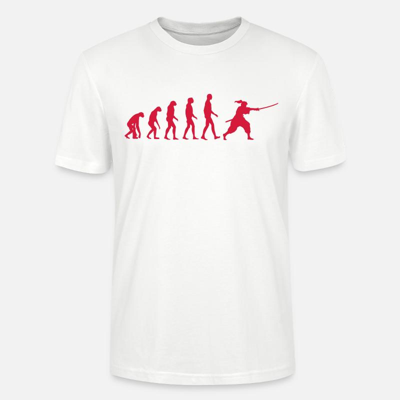 iaido evolution - Stanley/Stella Unisex Bio-T-Shirt CRAFTER - Weiß