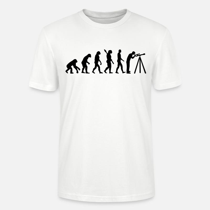 Evolution Astronomy - Stanley/Stella CRAFTER Unisex Organic T-Shirt - white