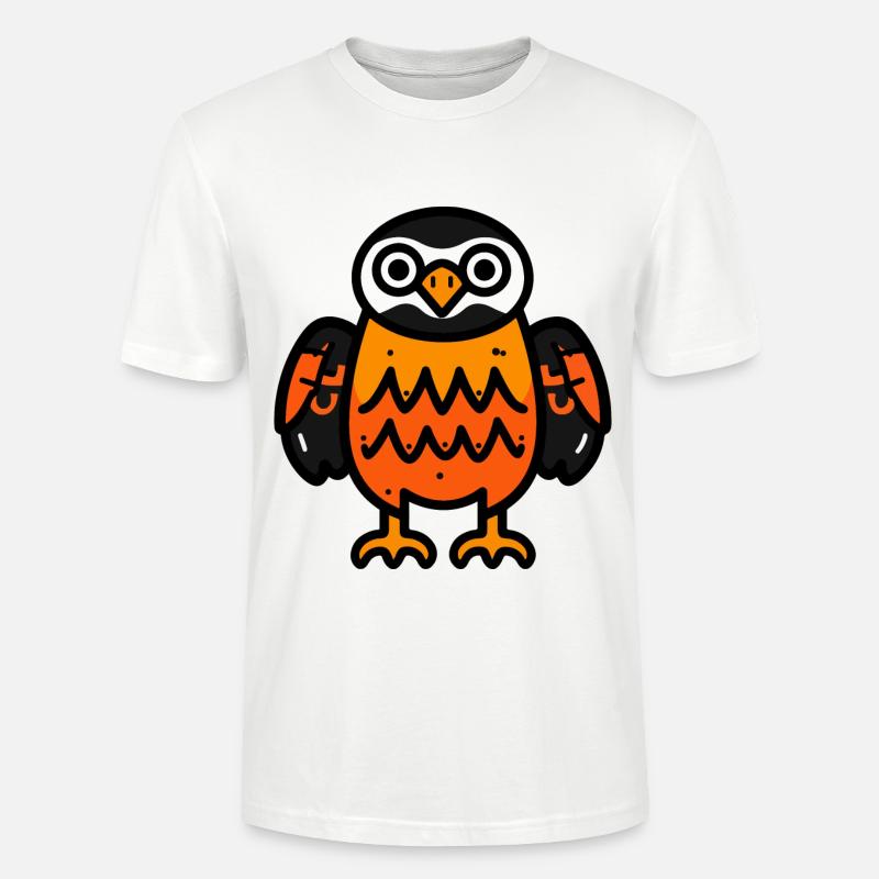 Adler Halloween Comic - Stanley/Stella Unisex Bio-T-Shirt CRAFTER - Weiß