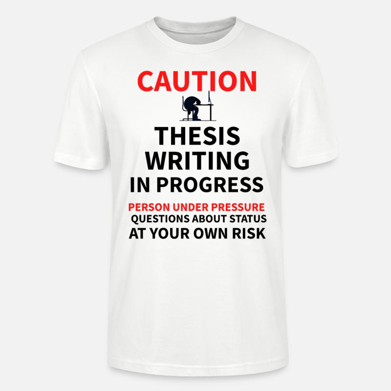 Dissertation PhD thesis | PhD student - Stanley/Stella CRAFTER Unisex Organic T-Shirt - white