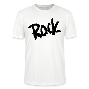 Rock - Stanley/Stella Unisex Bio-T-Shirt CRAFTER - Weiß - Vorne - Alina (178cm) & Michal (187cm)