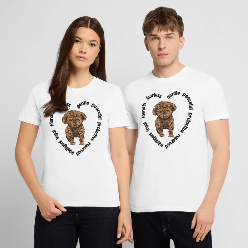 Cavapoo amoureux de chiens Cavoodle Mama Cavapoo T-shirt bio CRAFTER Stanley Stella Unisexe