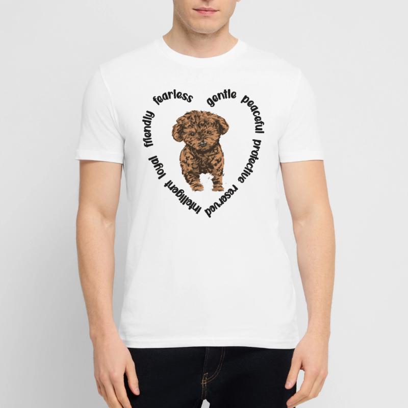 Cavapoo amoureux de chiens Cavoodle Mama Cavapoo T-shirt bio CRAFTER Stanley Stella Unisexe