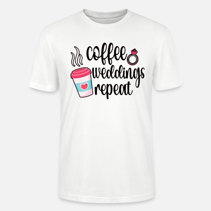 Hochzeitsplaner Heiratsplaner Ehe Wedding Planner - Stanley/Stella Unisex Bio-T-Shirt CRAFTER - Weiß