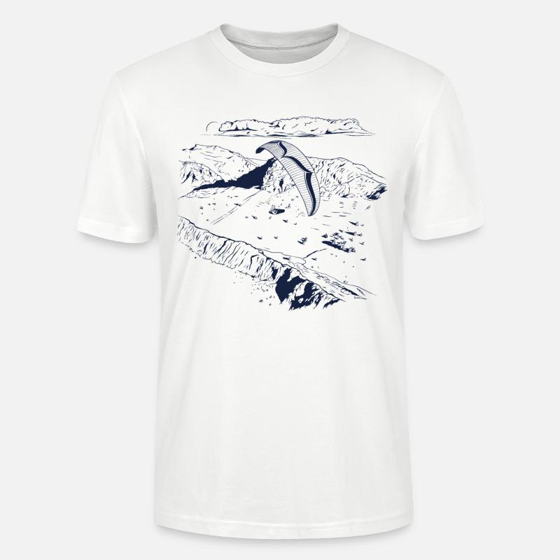 Paragliding - Stanley/Stella Unisex Bio-T-Shirt CRAFTER - Weiß