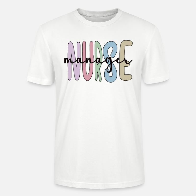 Oberschwester Krankenschwester Manager Geschenk - Stanley/Stella Unisex Bio-T-Shirt CRAFTER - Weiß