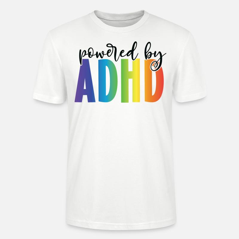 PoweredByADHS - Stanley/Stella Unisex Bio-T-Shirt CRAFTER - Weiß
