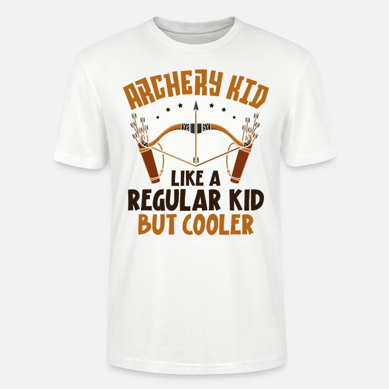 Archery Bow Archer Archery Kid - Stanley/Stella Unisex Bio-T-Shirt CRAFTER - Weiß
