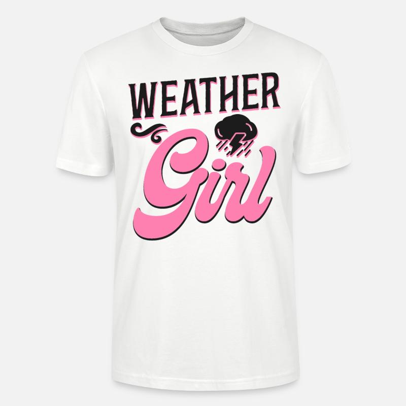 Meteorologist Weather Forecast - Stanley/Stella Unisex Bio-T-Shirt CRAFTER - Weiß